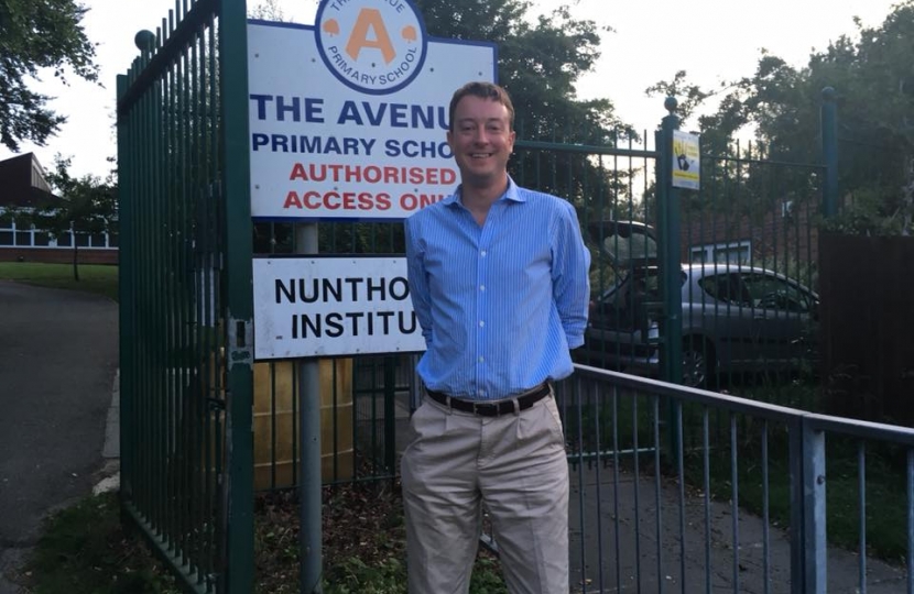 Simon Clarke MP visiting Nunthorpe Community Council at The Avenue Primary