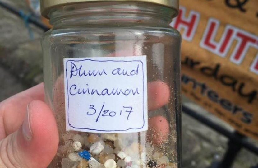 Plastic nurdles - we want to avoid these polluting the beach