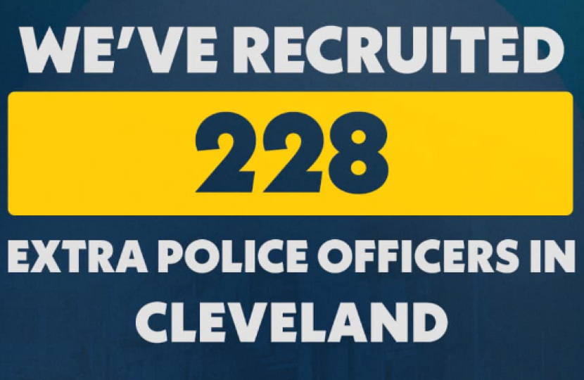 We've recruited 228 extra police officers in Cleveland