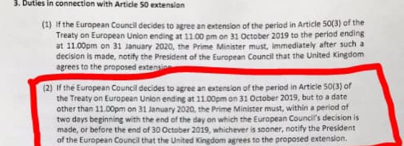 The text of Labour's surrender bill