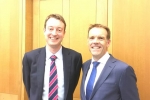 Simon with Gareth Stace, Director of UK Steel