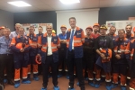Simon Clarke MP & Jake Berry MP with British Steel Workers