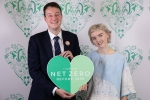 Simon supporting Net Zero with Lily Cole