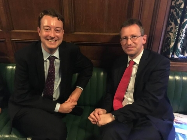 Simon meeting with The Secretary of State, Jeremy Wright MP