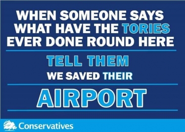 What have the Tories done - Saved Airport