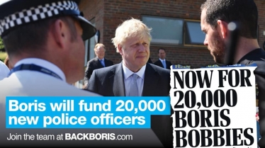 Boris backs more police officers
